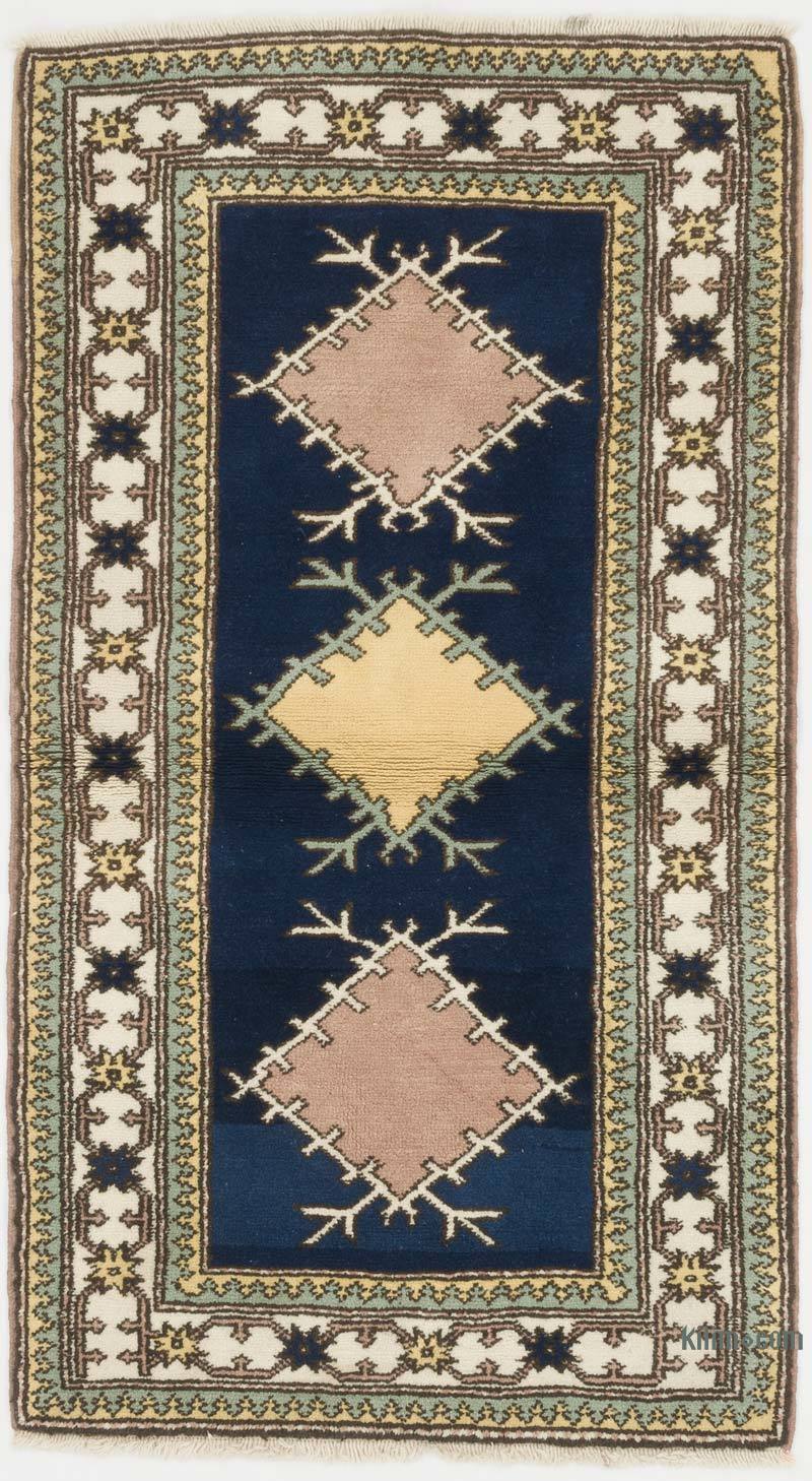 Alfombra Vintage Turca Anudada a Mano - 86 cm x 152 cm - K0069508