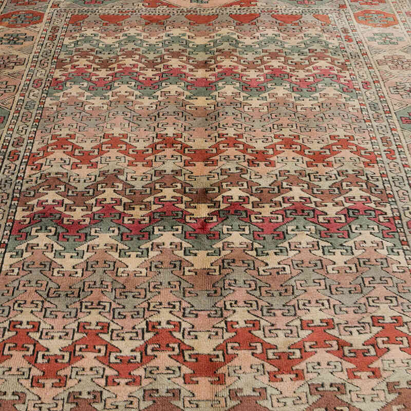 Vintage Turkish Hand-Knotted Rug - 5' 10" x 7' 9" (70" x 93") - K0069511