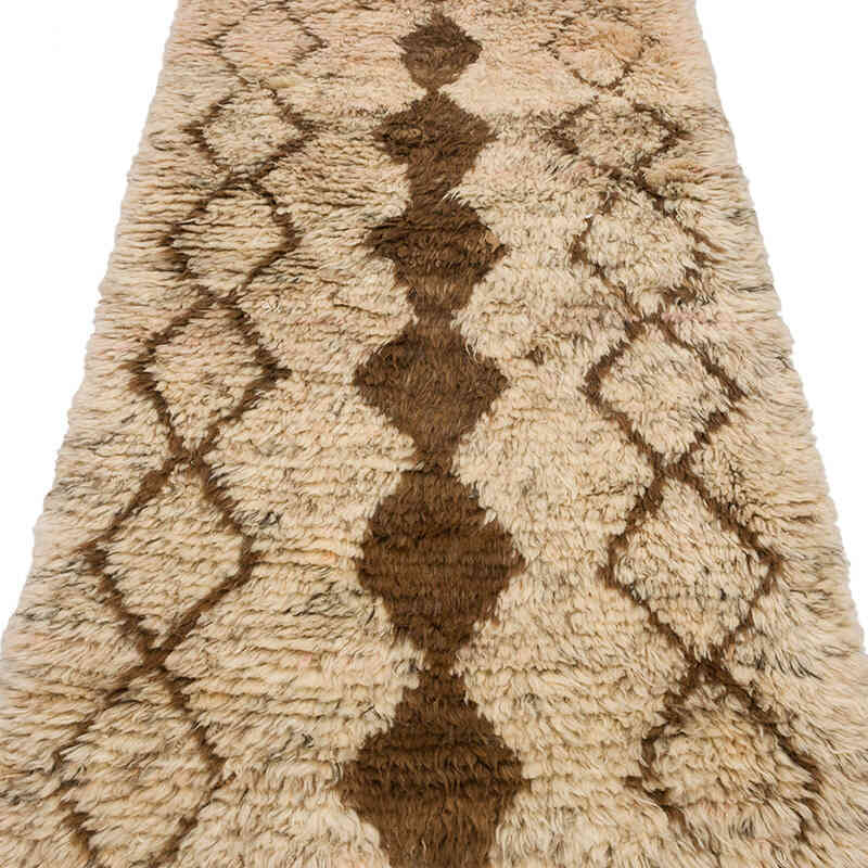Nuevo Corredor Tulu Anudado a Mano de Estilo Marroquí - 98 cm x 283 cm - K0069518