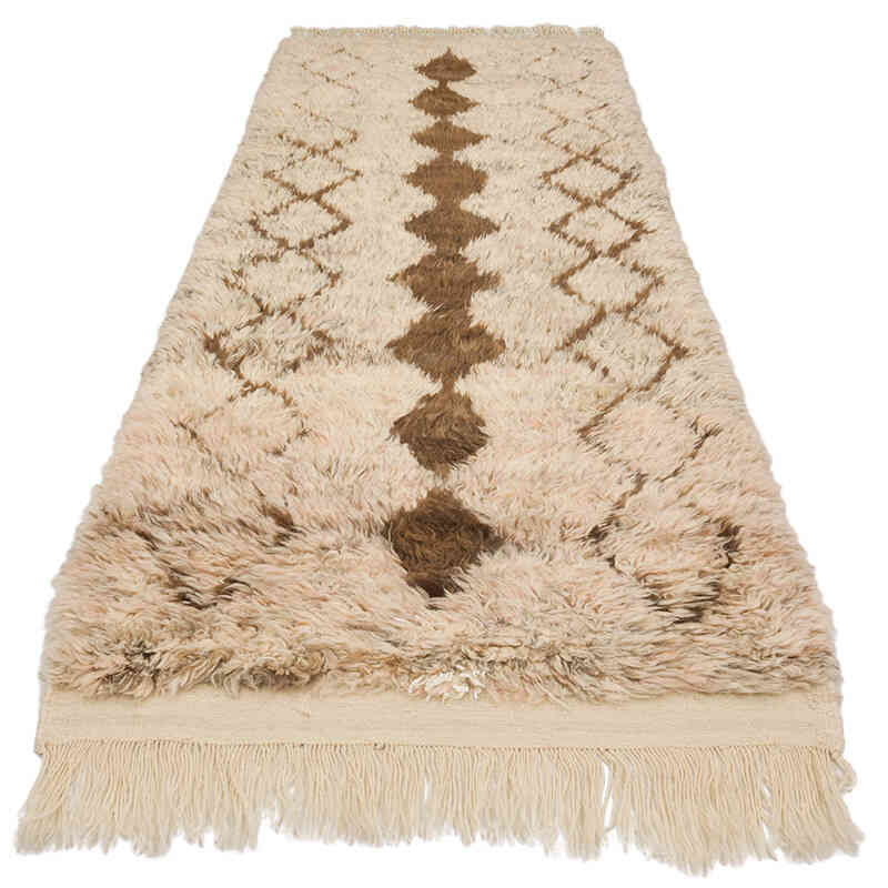 Nuevo Corredor Tulu Anudado a Mano de Estilo Marroquí - 98 cm x 283 cm - K0069518