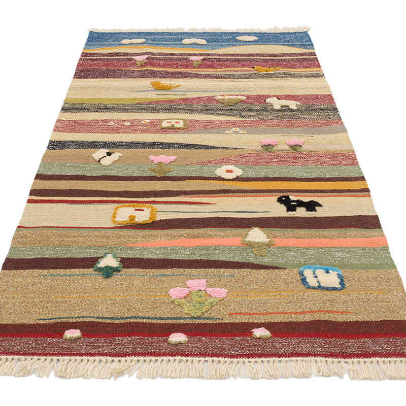 Nueva Alfombra Turca Kilim - 95 cm x 175 cm - K0069519