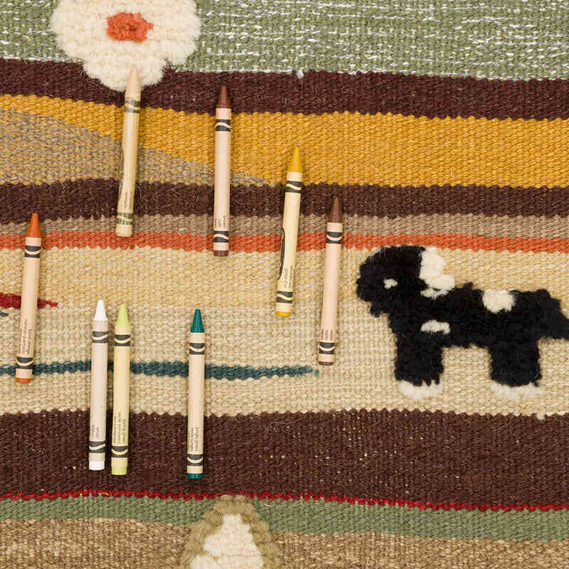 Nueva Alfombra Turca Kilim - 95 cm x 175 cm - K0069519