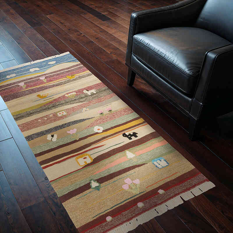 Nueva Alfombra Turca Kilim - 95 cm x 175 cm - K0069519