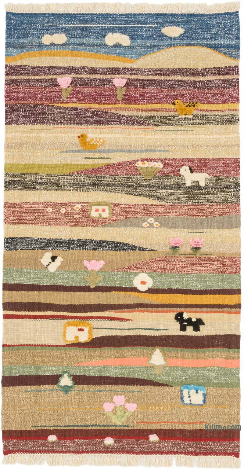 Nueva Alfombra Turca Kilim - 95 cm x 175 cm - K0069519