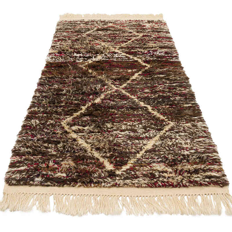 New Moroccan Style Hand-Knotted Tulu Runner - 3'  x 6' 9" (36" x 81") - K0069521