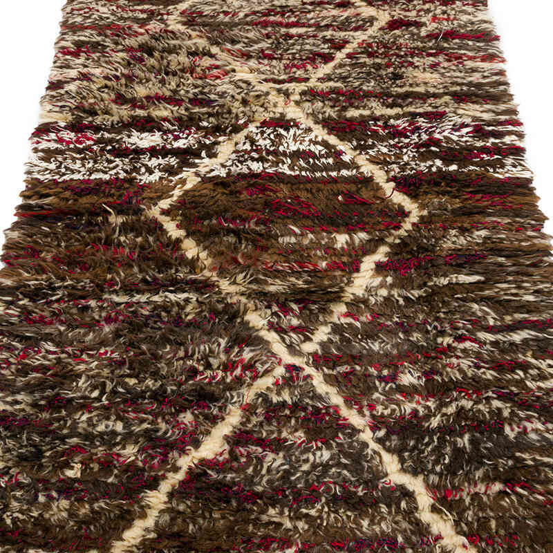 New Moroccan Style Hand-Knotted Tulu Runner - 3'  x 6' 9" (36" x 81") - K0069521
