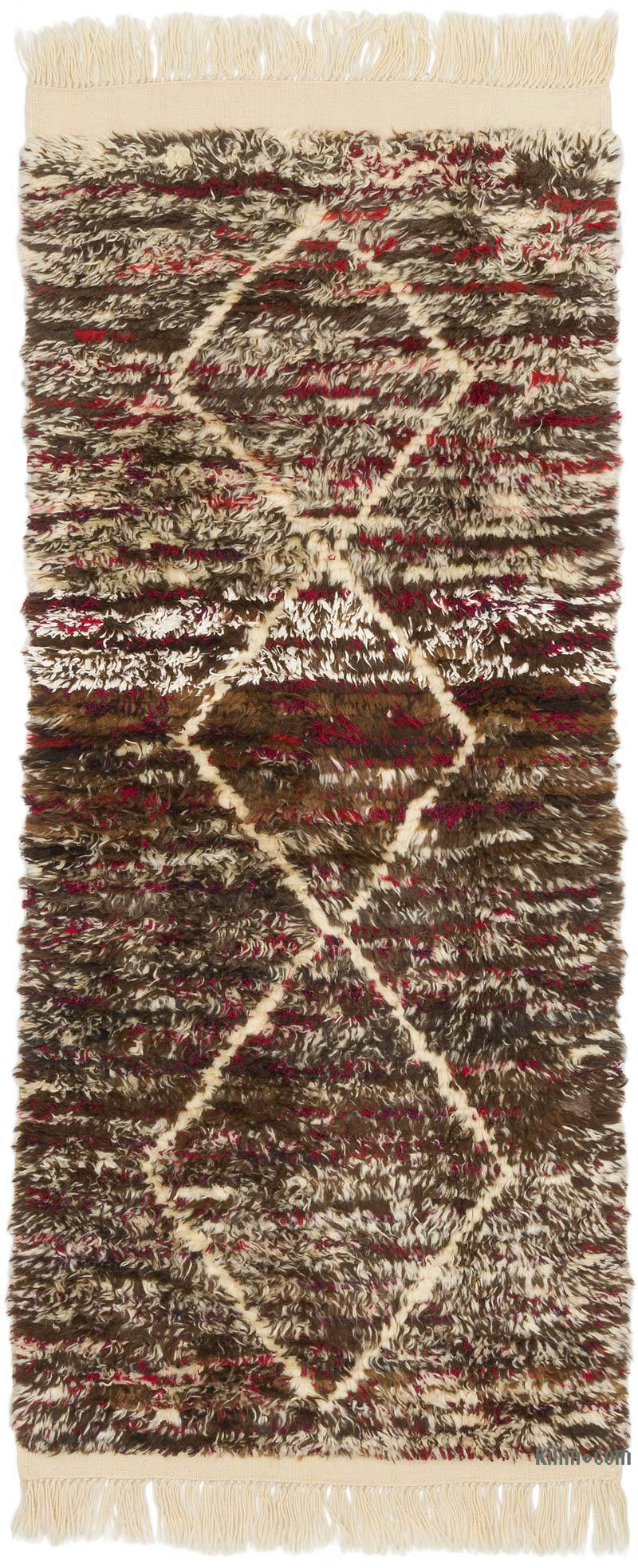 New Moroccan Style Hand-Knotted Tulu Runner - 3'  x 6' 9" (36" x 81") - K0069521