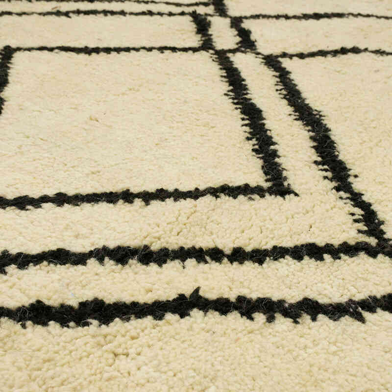 New Moroccan Style Hand-Knotted Tulu Rug - 7' 10" x 10' 7" (94" x 127") - K0069523