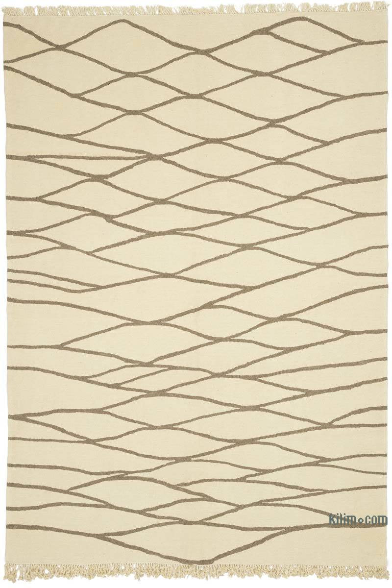 New Handwoven Turkish Kilim Rug - 6'  x 8' 6" (72" x 102") - K0069524
