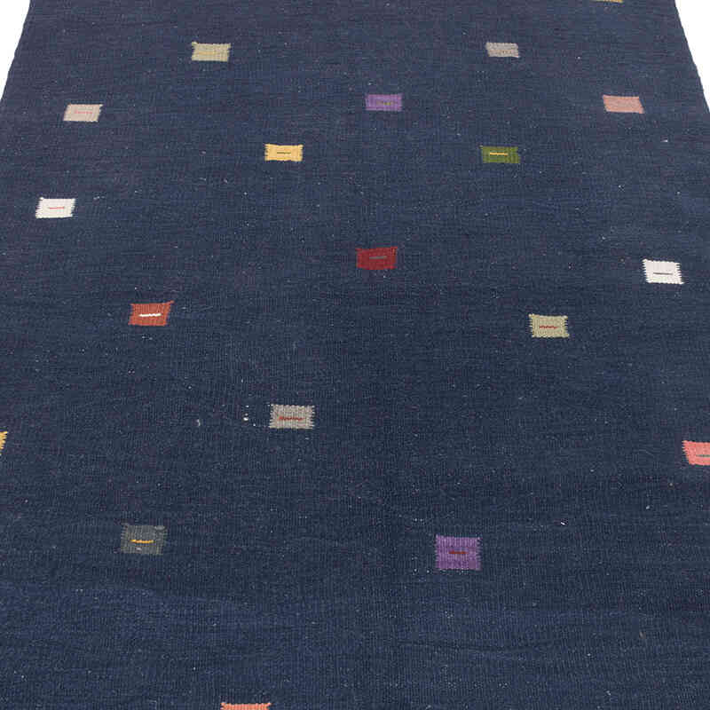 New Handwoven Turkish Kilim Rug - 4' 1" x 6'  (49" x 72") - K0069526