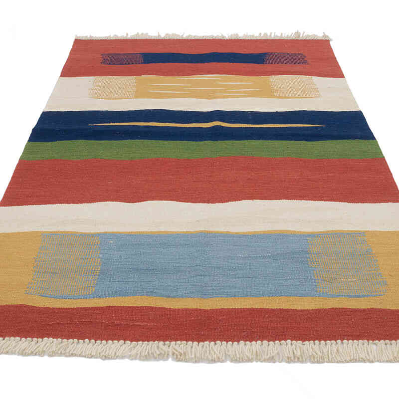 Yeni Kök Boya El Dokuma Kilim - 123 cm x 187 cm - K0069527