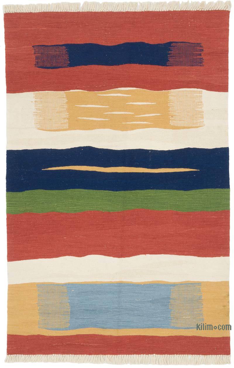 Yeni Kök Boya El Dokuma Kilim - 123 cm x 187 cm - K0069527