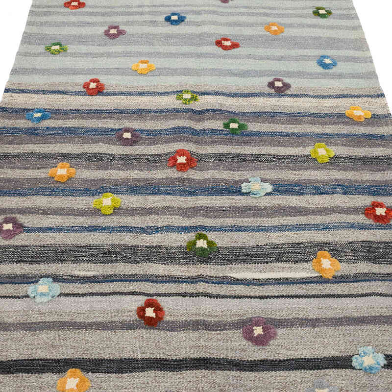 Yeni Kök Boya El Dokuma Kilim - 112 cm x 174 cm - K0069528