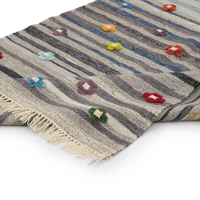 Yeni Kök Boya El Dokuma Kilim - 112 cm x 174 cm - K0069528