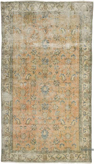 Alfombra Vintage Turca Anudada a Mano - 115 cm x 202 cm