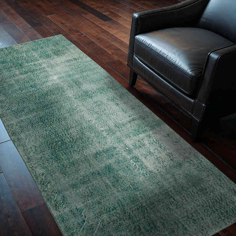 Alfombra Turca Vintage Sobre-teñida - 102 cm x 218 cm - K0069545