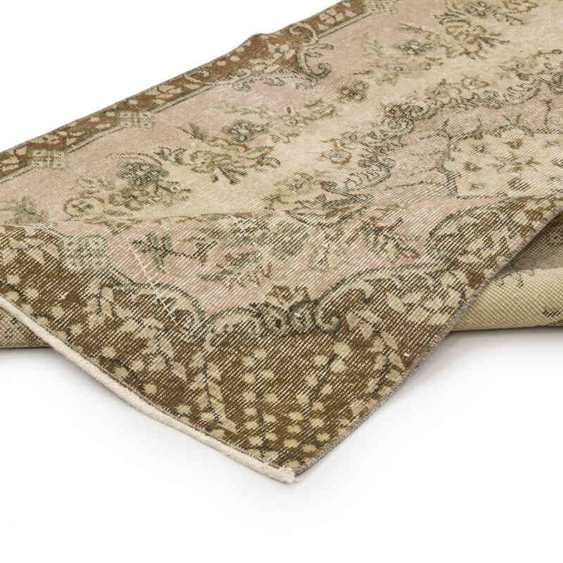 Alfombra Vintage Turca Anudada a Mano - 108 cm x 206 cm - K0069546