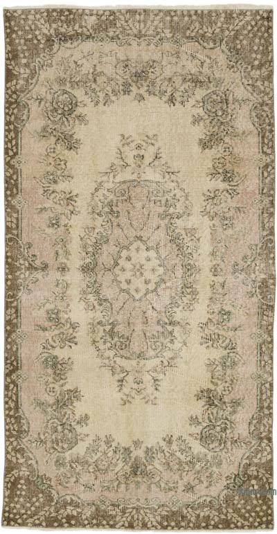 Vintage Turkish Hand-Knotted Rug - 3' 7" x 6' 9" (43" x 81")