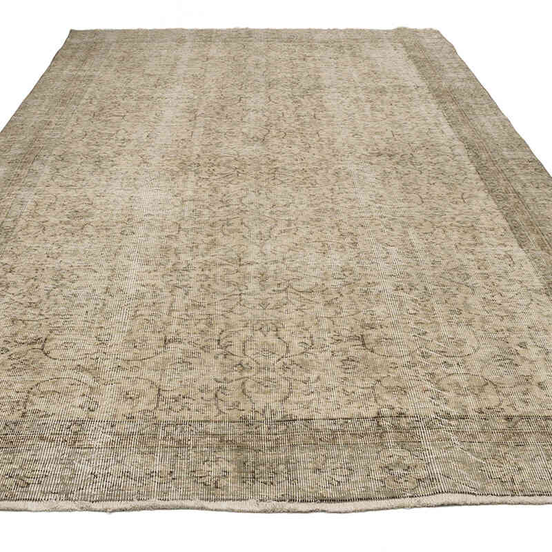 Alfombra Vintage Turca Anudada a Mano - 187 cm x 298 cm - K0069551