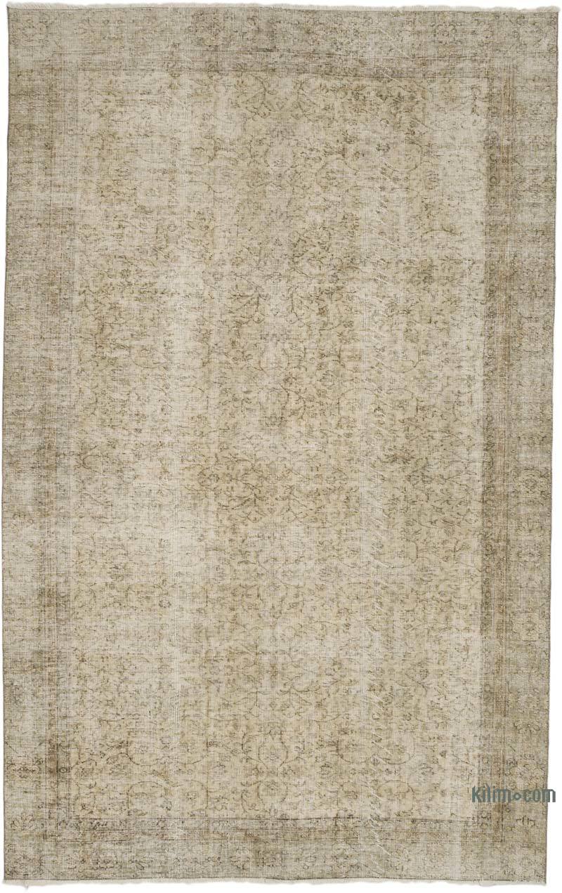 Alfombra Vintage Turca Anudada a Mano - 187 cm x 298 cm - K0069551