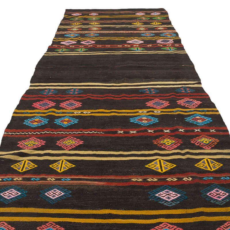 Kilim Vintage Turco de Pasillo - 134 cm x 386 cm - K0069552