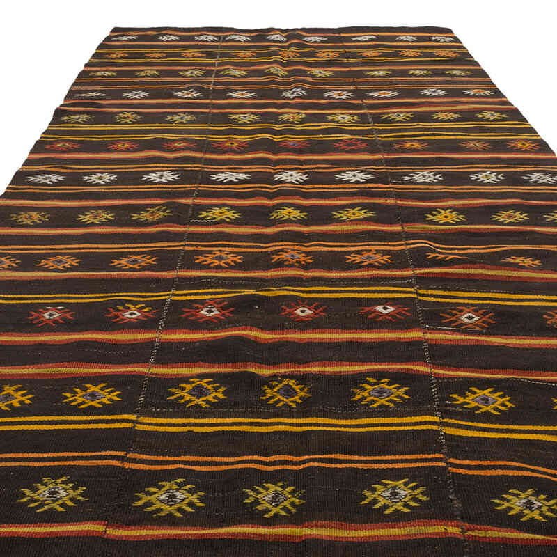 Vintage Anatolian Kilim Rug - 5' 11" x 12' 9" (71" x 153") - K0069553