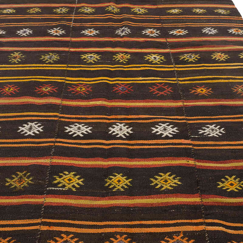 Vintage Anatolian Kilim Rug - 5' 11" x 12' 9" (71" x 153") - K0069553