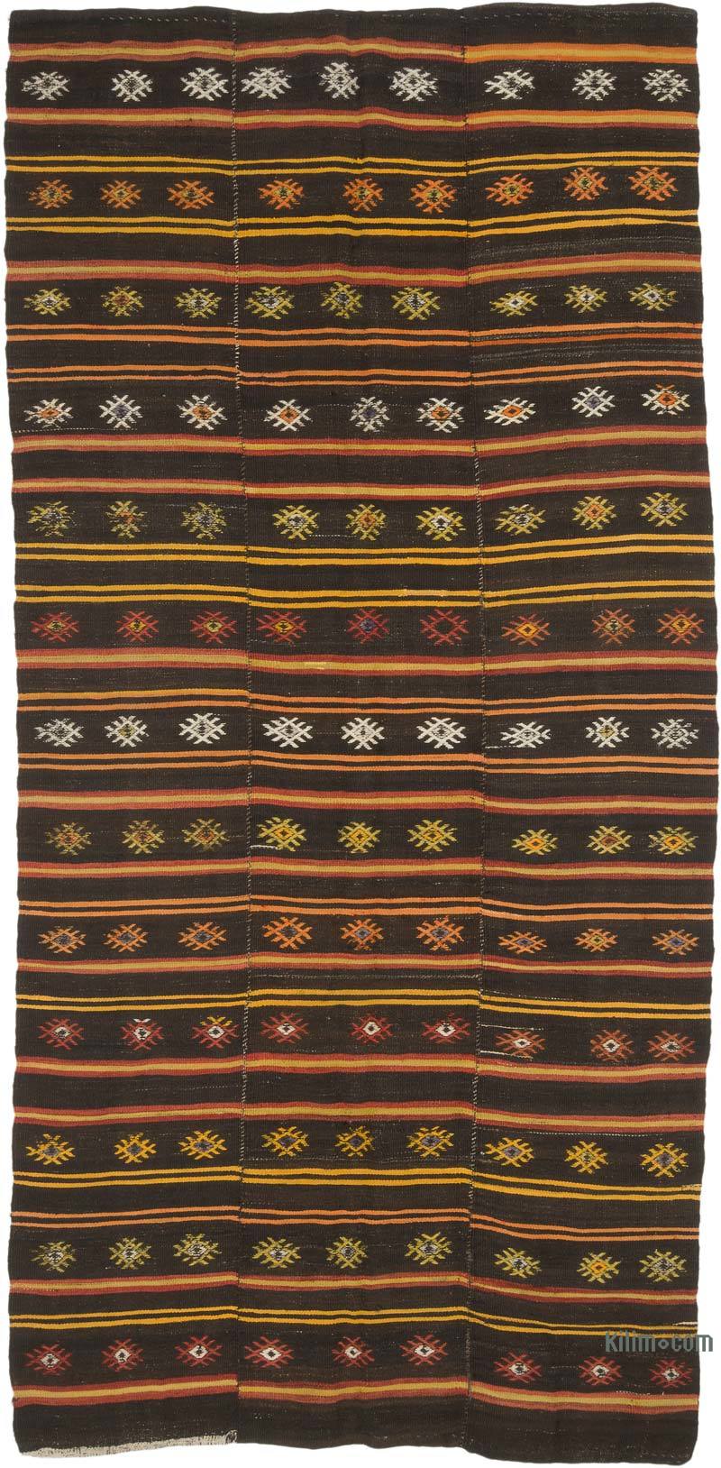 Vintage Anatolian Kilim Rug - 5' 11" x 12' 9" (71" x 153") - K0069553