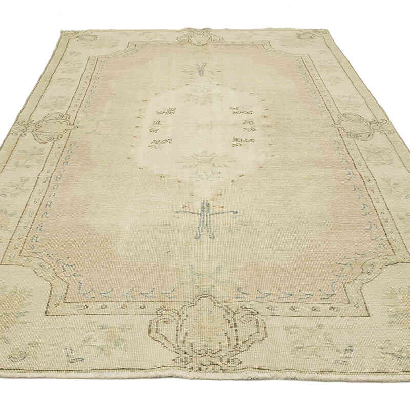 Vintage Turkish Hand-Knotted Rug - 5' 5" x 8' 10" (65" x 106") - K0069556