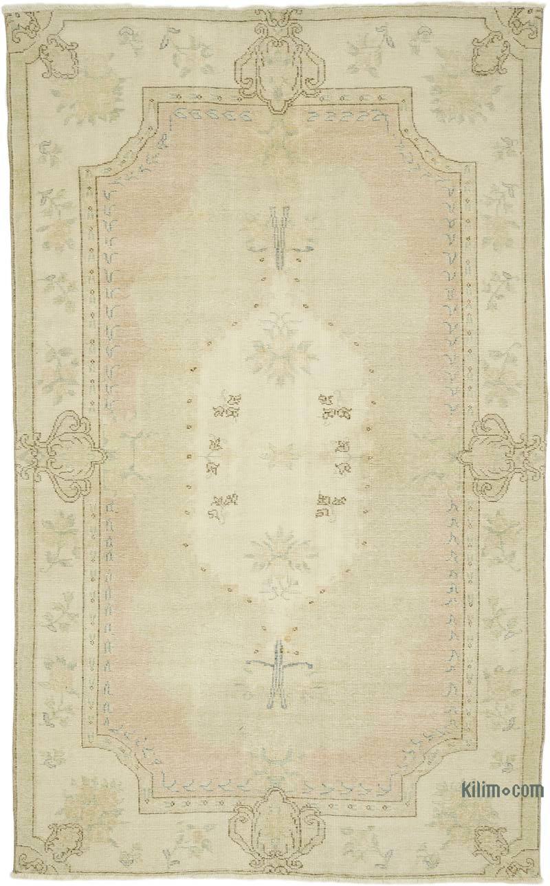 Vintage Turkish Hand-Knotted Rug - 5' 5" x 8' 10" (65" x 106") - K0069556