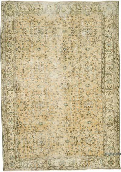 Vintage Turkish Hand-Knotted Rug - 5' 6" x 7' 11" (66" x 95")