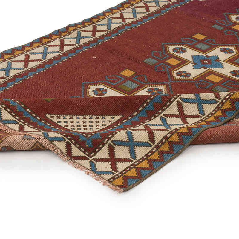 Alfombra Vintage Turca Anudada a Mano - 126 cm x 177 cm - K0069570