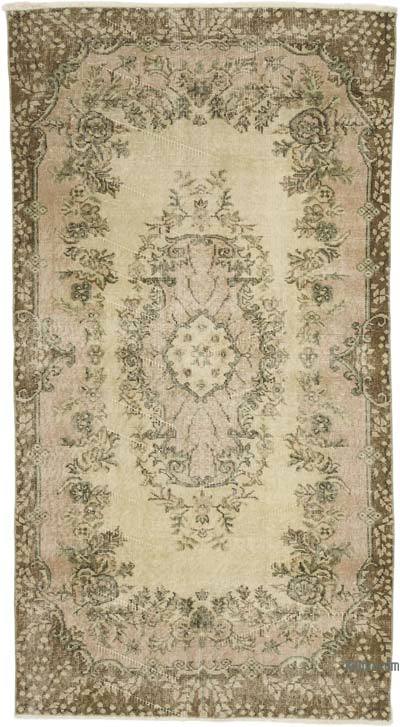 Alfombra Vintage Turca Anudada a Mano - 113 cm x 207 cm