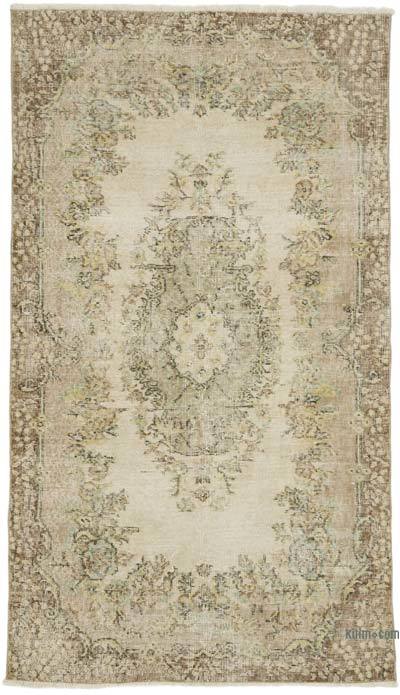 Alfombra Vintage Turca Anudada a Mano - 118 cm x 205 cm