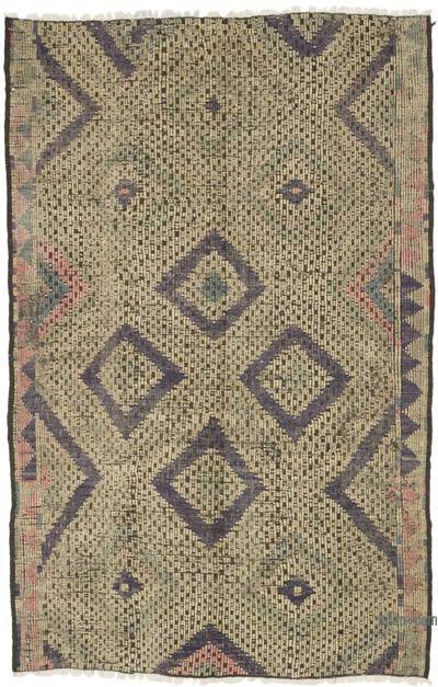Vintage Anatolian Jijim Rug - 6' 8" x 10' 4" (80" x 124")