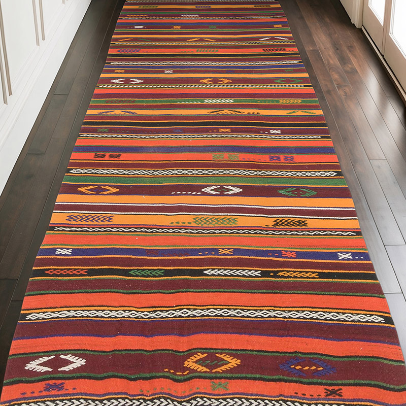 Vntage Denizli Kilimi - 135 cm x 310 cm - K0069602