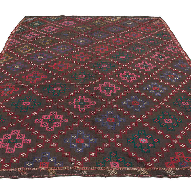 Vintage Anatolian Jijim Rug - 6'  x 9' 1" (72" x 109") - K0069604