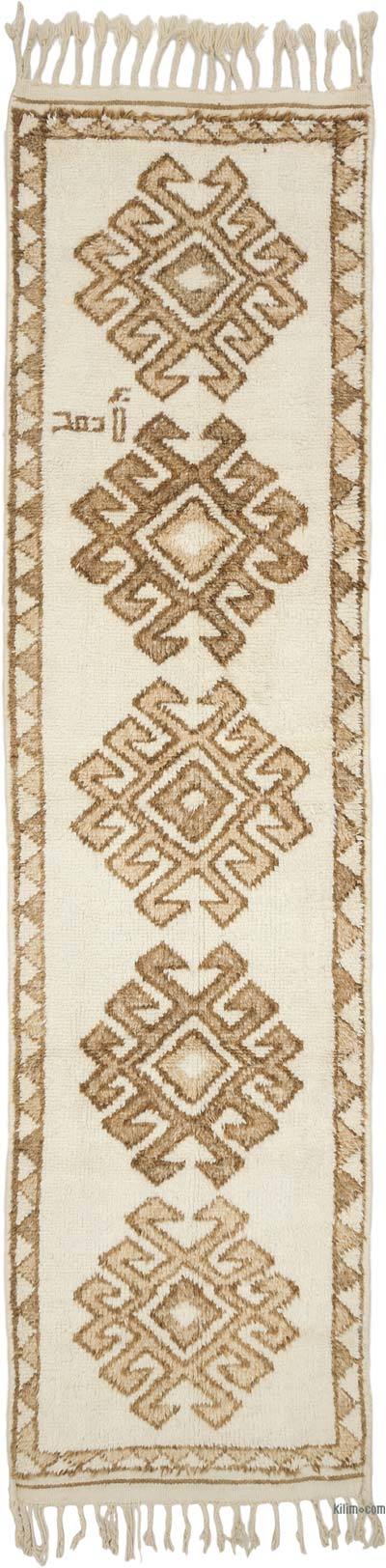 Vintage Tribal Runner Rug - 2' 11" x 11' 4" (35" x 136")