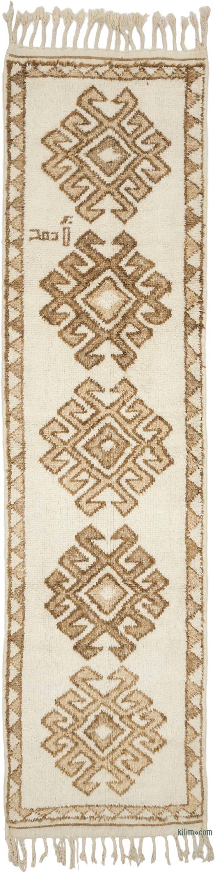 Alfombra Vintage de pasillo - 90 cm x 345 cm - K0069630