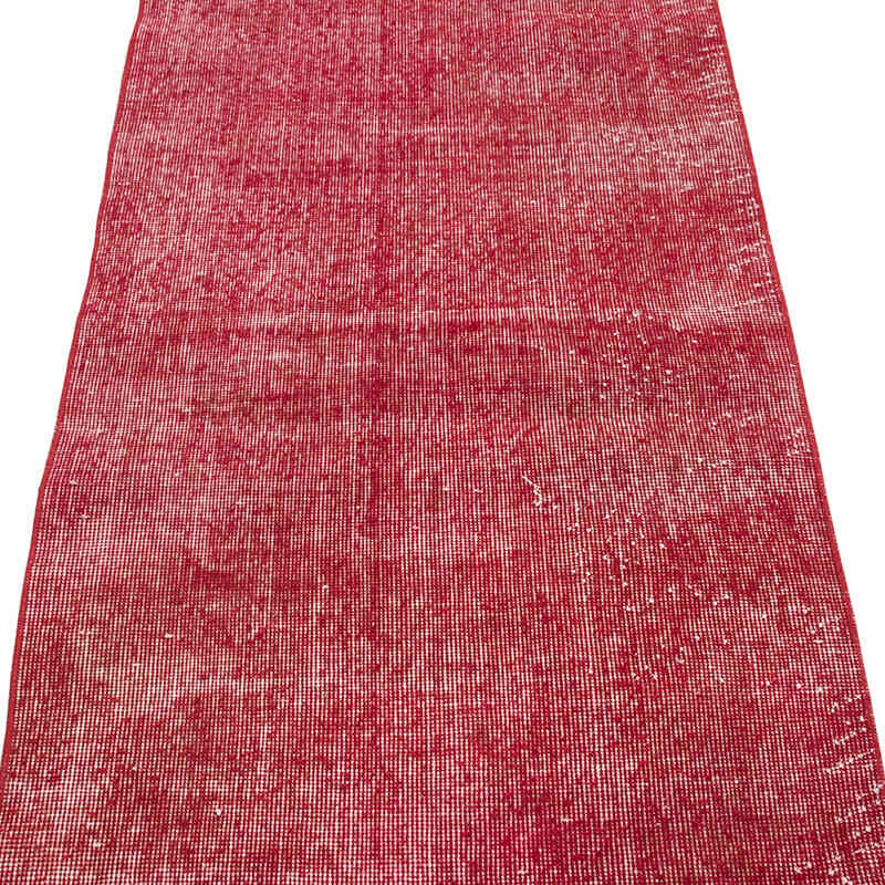 Over-dyed Vintage Hand-Knotted Turkish Runner - 2' 7" x 8' 1" (31" x 97") - K0069637