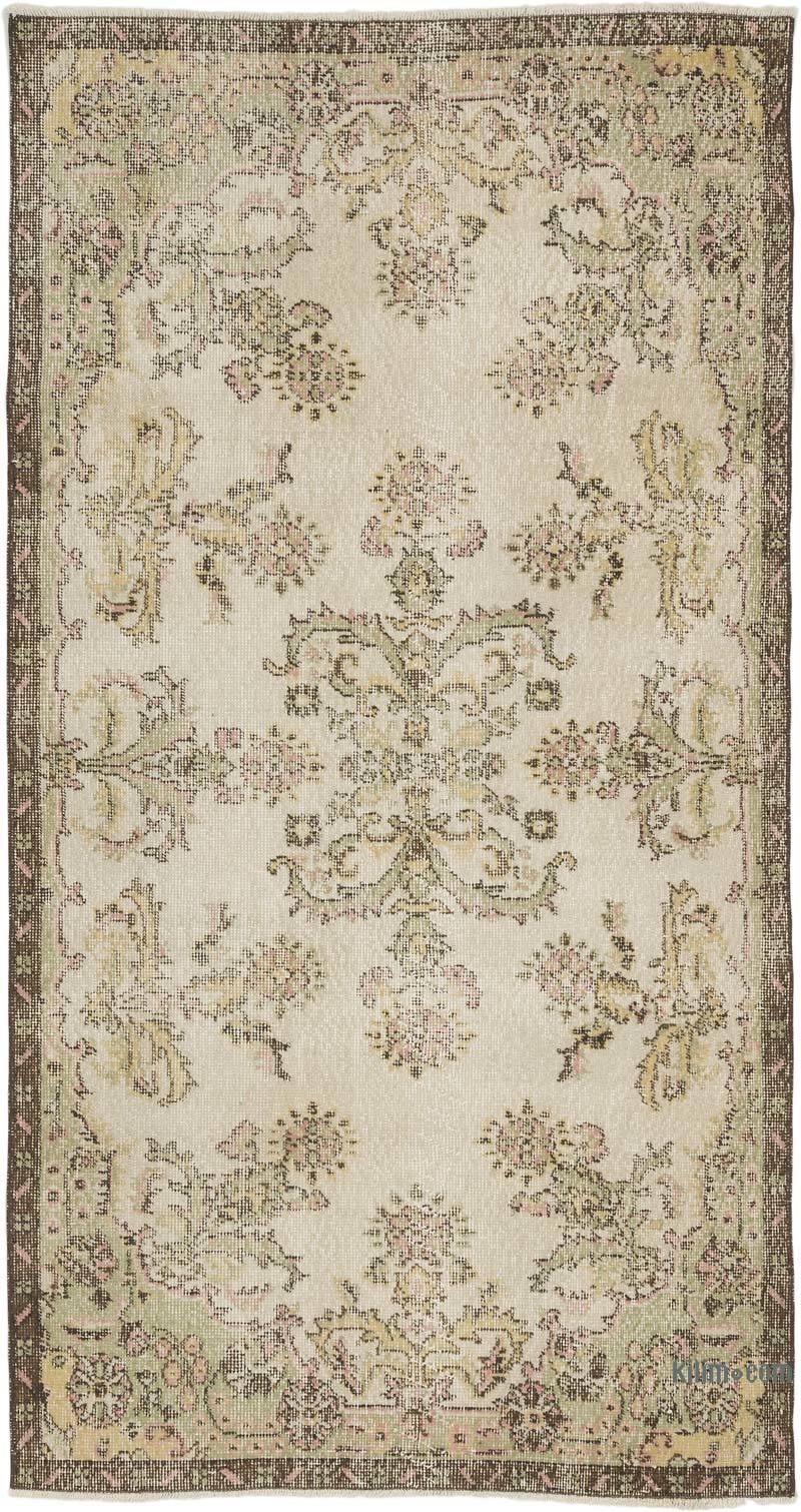 Vintage Turkish Hand-Knotted Rug - 3' 8" x 6' 11" (44" x 83") - K0069644