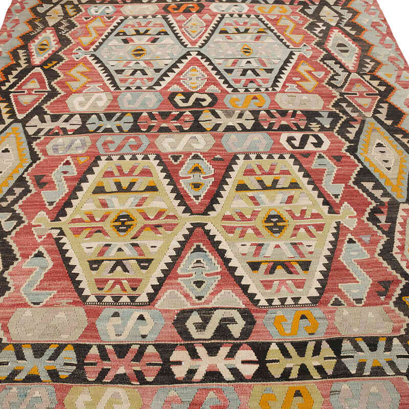 K0069651 Vintage Esme Kilim Rug 5' 5" x 8' 5" (65" x 101")