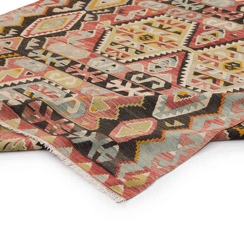 K0069651 Vintage Esme Kilim Rug 5' 5" x 8' 5" (65" x 101")