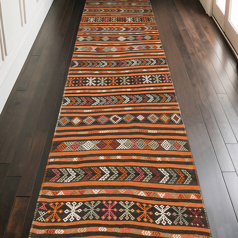 Kilim Vintage Turco de Pasillo - 102 cm x 319 cm - K0069653