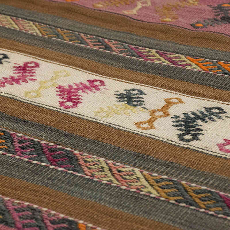 Vintage Malatya Kilim Runner - 2' 6" x 11' 9" (30" x 141") - K0069658