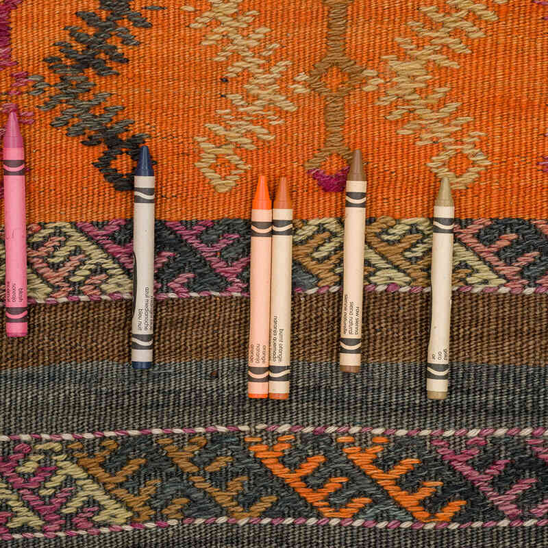 Vintage Malatya Kilim Runner - 2' 6" x 11' 9" (30" x 141") - K0069658
