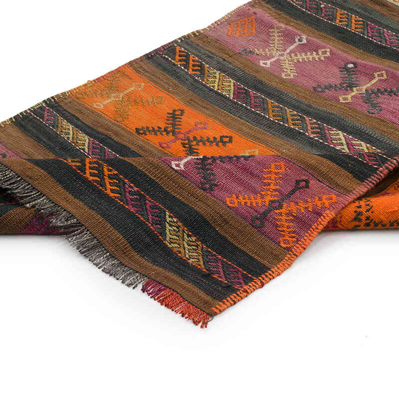 Vintage Malatya Kilim Runner - 2' 6" x 11' 9" (30" x 141") - K0069658