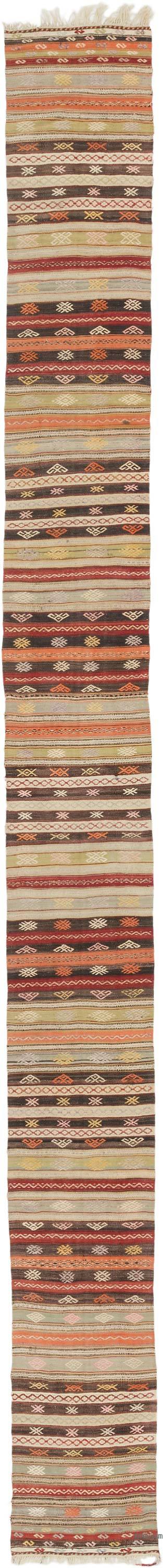 Vintage Sivas Kilim Runner - 2'  x 20' 11" (24" x 251")