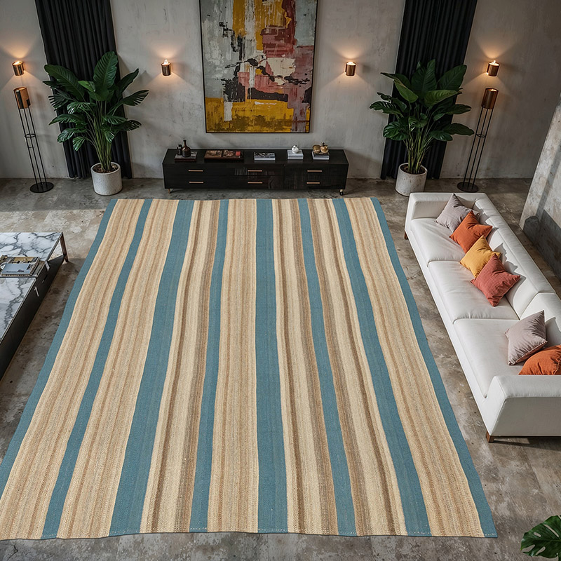 Nueva Alfombra Turca Kilim - 345 cm x 448 cm - K0069669