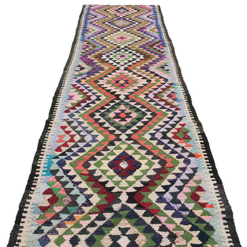 Vintage Anadolu Kilim Yolluk - 84 cm x 353 cm - K0069682